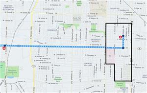 Map Delaware to former Sherwood 